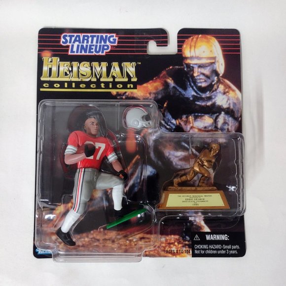 1997 Eddie George and Archie Griffin Ohio State Buckeyes Starting Lineup Heisman - Picture 2 of 3